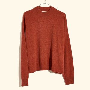 Madewell Mock Neck Cashmere Sweater